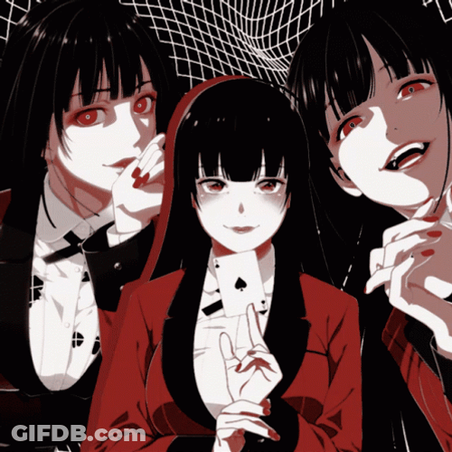 Kakegurui Yumeko Jabami Animation GIF