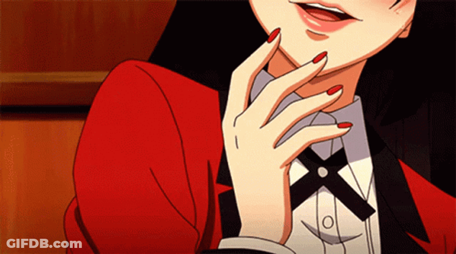 Kakegurui Yumeko Jabami Glowing Eyes GIF