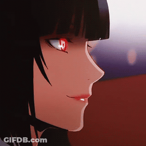 Kakegurui Yumeko Jabami Half Face GIF