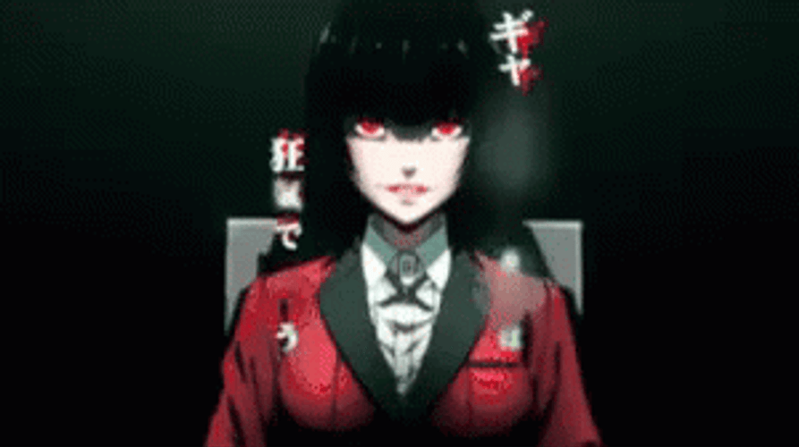 Kakegurui Yumeko Jabami Intro GIF