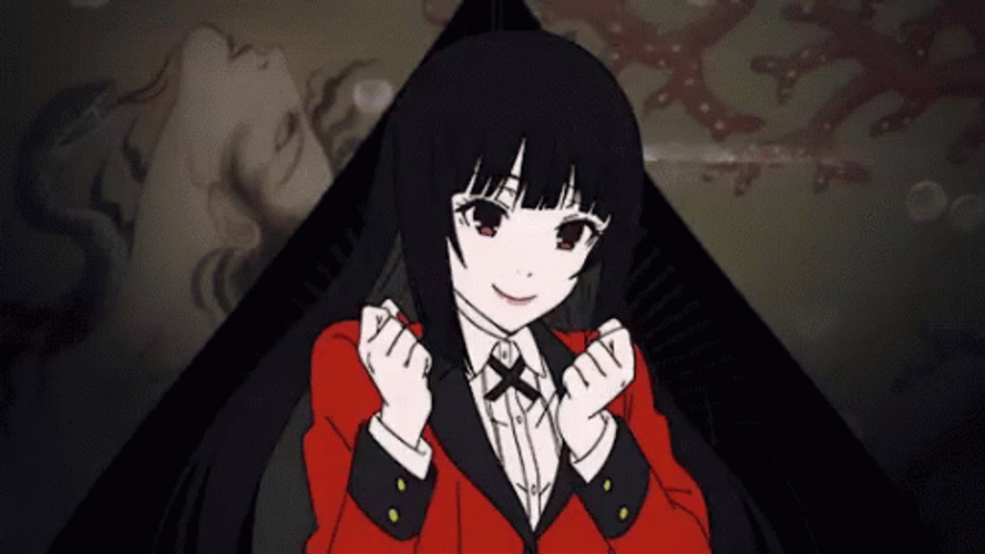 Kakegurui Yumeko Jabami Nya Heart GIF