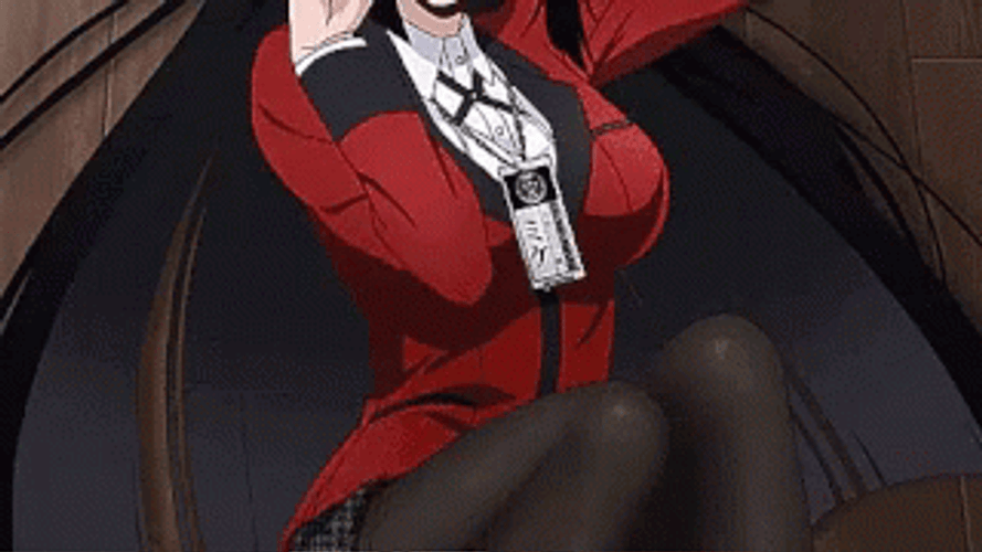 Kakegurui Yumeko Jabami Nya Pose GIF