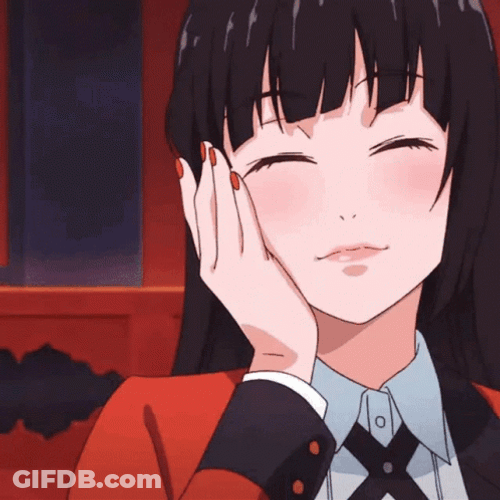 Kakegurui Yumeko Jabami Shy GIF