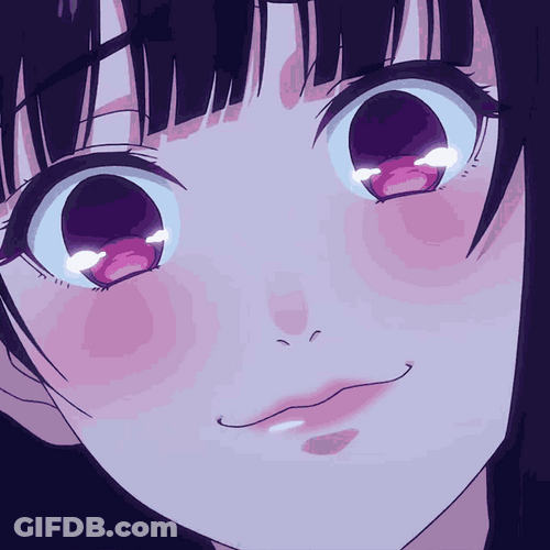 Kakegurui Yumeko Jabami Smiling Blush GIF