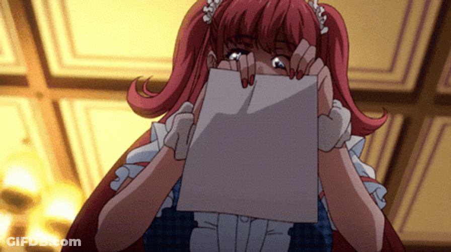 Kakegurui Yumemi Yumemite Tear Paper GIF
