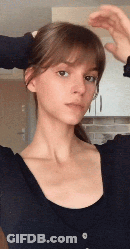 Kallies Hair Flip GIF