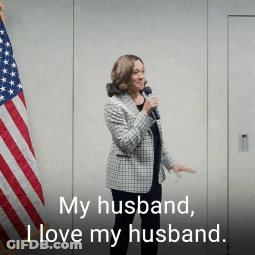 Kamala Harris I Love My Husband GIF