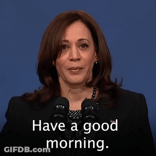 Kamala Harris Special Good Morning GIF