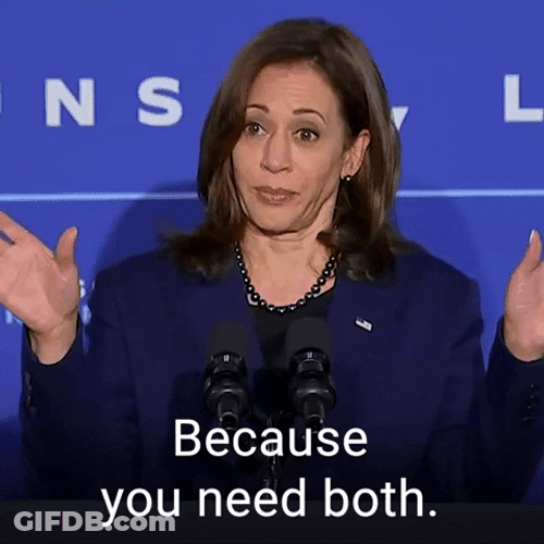Kamala Harris Why Not Both GIF