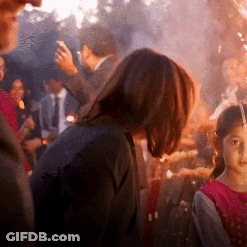 Kamala Laugh Fireworks GIF
