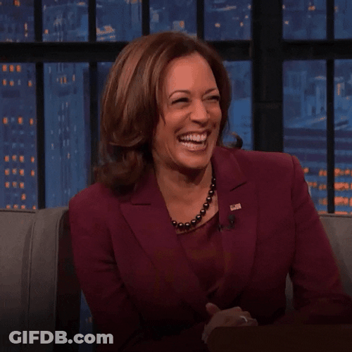 Kamala Laugh Live GIF