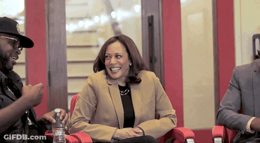 Kamala Laugh Out Loud GIF