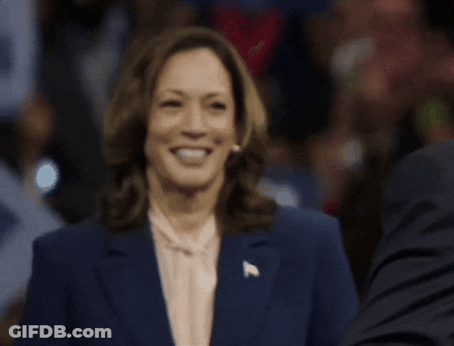 Kamala Laugh Smile GIF