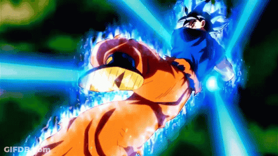 Kamehameha Goku Dragonball Heroes Ultra Instinct GIF