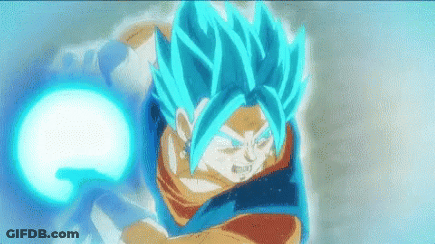 Kamehameha Vegito Blue Super Saiyan GIF