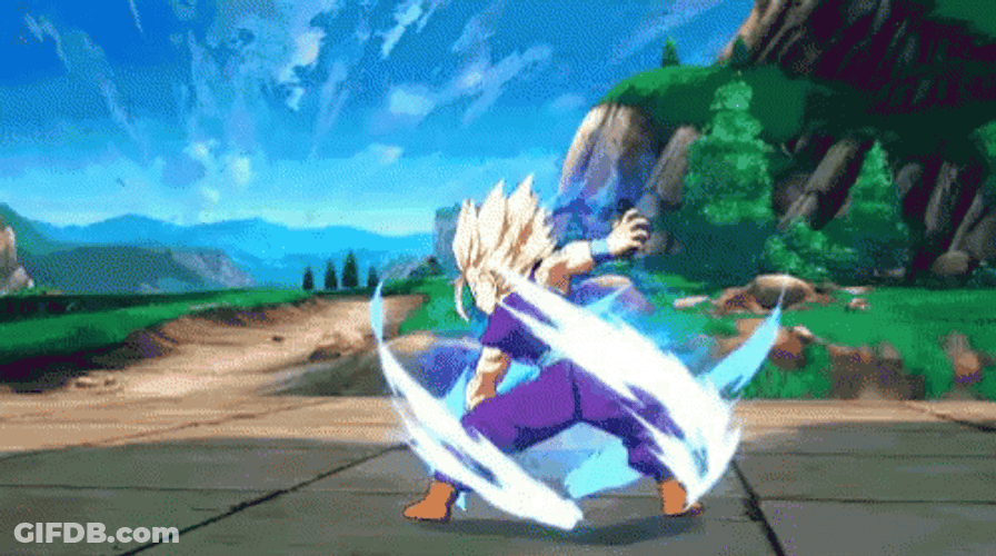Kamehameha Wave Gohan Fighterz GIF