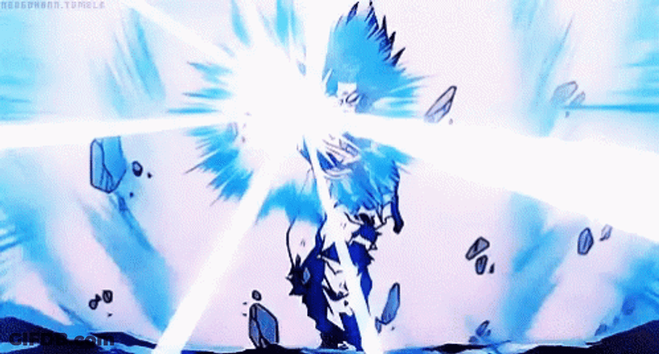 Kamehameha Wave Gohan Walking Badass GIF
