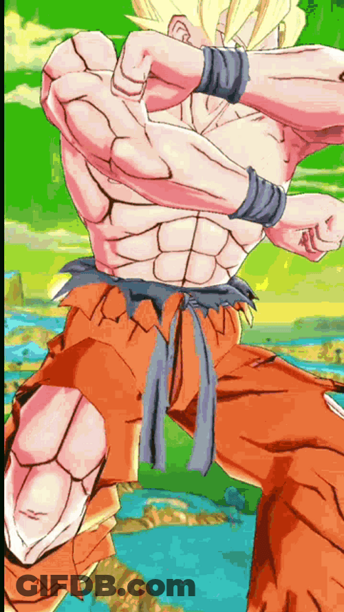 Kamehameha Wave Goku Angry Freeza Combo GIF
