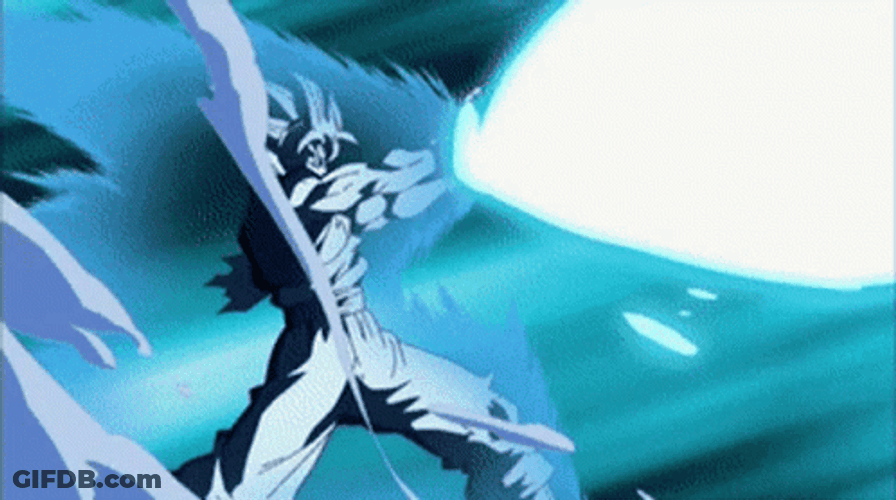 Kamehameha Wave Goku Dragonball Super GIF
