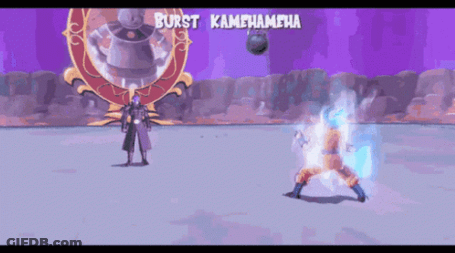 Kamehameha Wave Goku Xenoverse GIF