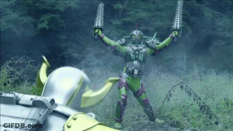 Kamen Rider Shimmy Dance GIF