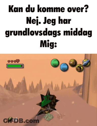 Kan Du Komme Over Nei Jeg Har Grundlovsdagens Middag Mig GIF