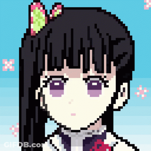 Kanao Tsuyuri Cute Pixel GIF