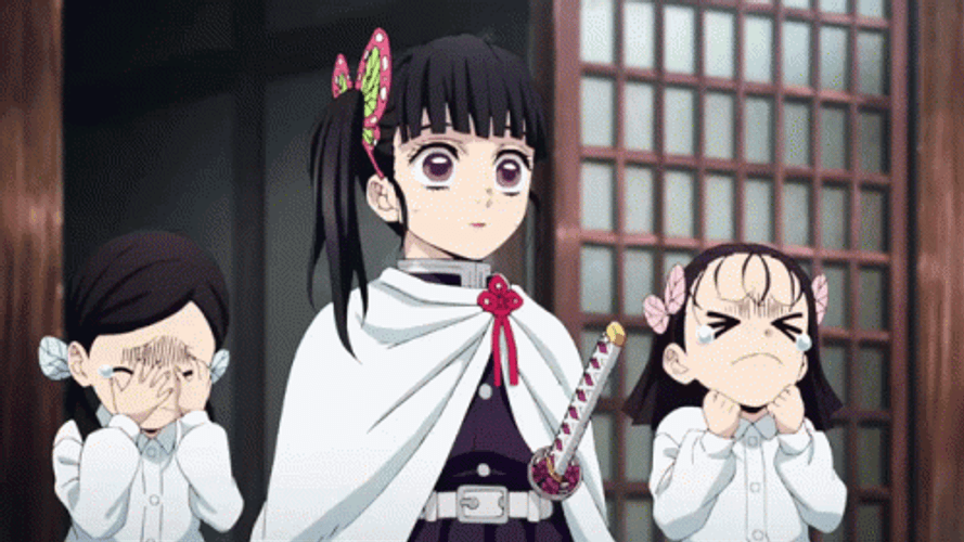 Kanao Tsuyuri Stunned To Speak GIF