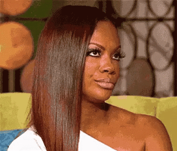 Kandi Burruss Annoyed Glare GIF