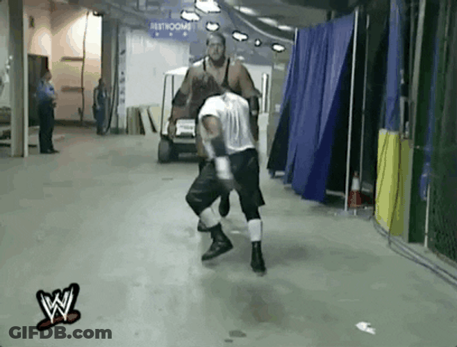 Kane Gets Hit By A Golf Cart GIF