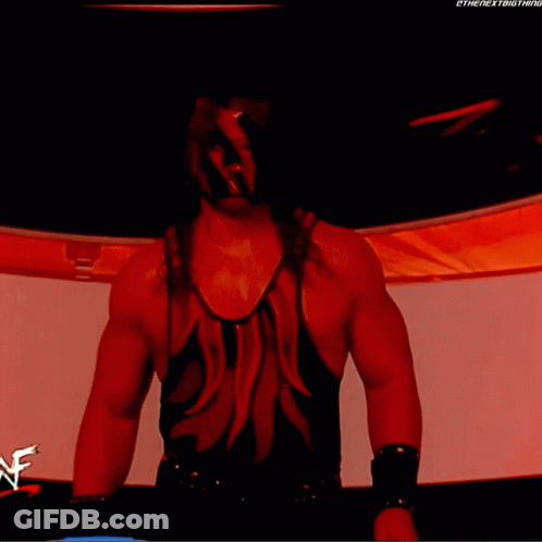 Kane Is The Name Displayed On A Green And Blue Banner GIF
