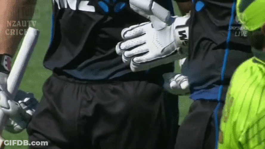 Kane Williamson Ross Taylor Handshake GIF
