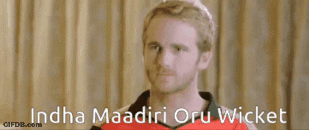 Kane Williamson Wicket GIF