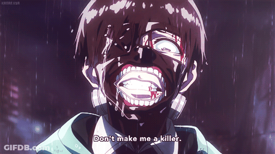 Kaneki Don't Make Me A Killer GIF
