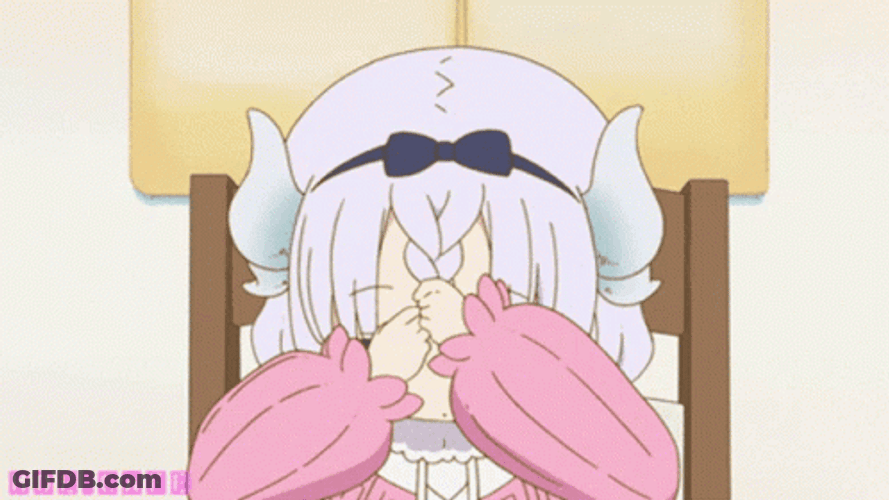 Kanna Kamui Braiding Her Hair GIF