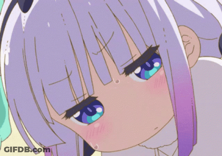 Kanna Kamui Horrified GIF