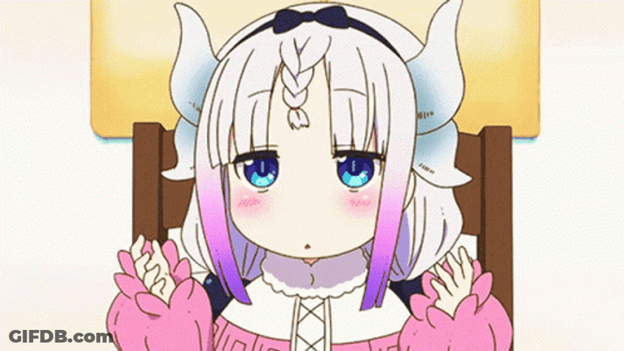 Kanna Kamui Moving Her Hair GIF