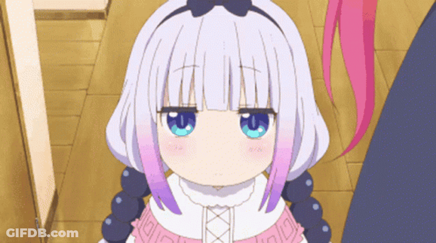 Kanna Kamui Poker Face GIF
