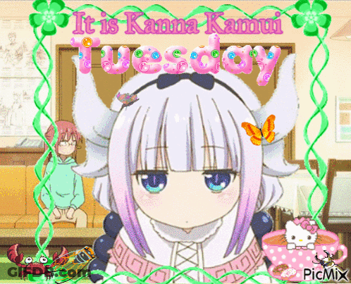 Kanna Kamui Saying Kanna Kamui Tuesday GIF