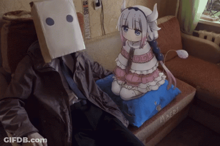 Kanna Kamui Shaking Man GIF
