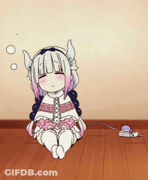 Kanna Kamui Sleeping GIF