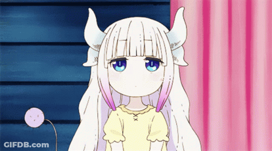 Kanna Kamui Thinking GIF