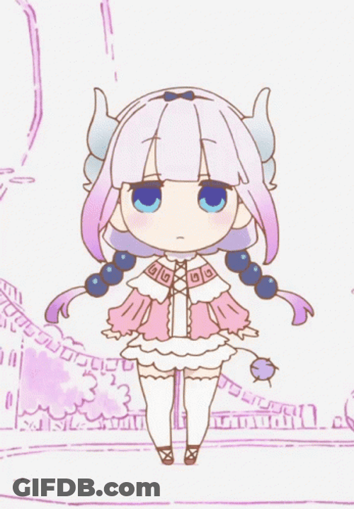 Kanna Kamui Walking GIF