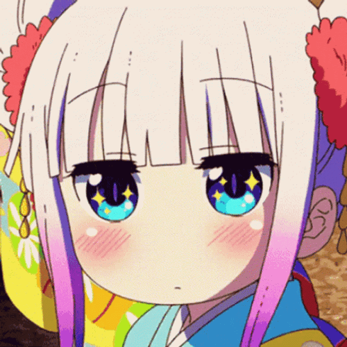Kanna Sparkling Eyes GIF