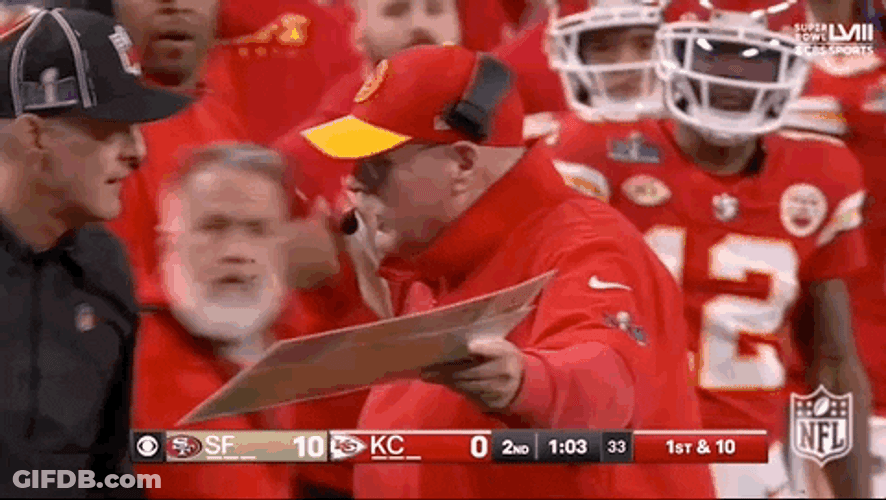 Kansas City Chiefs Andy Reid Talking GIF