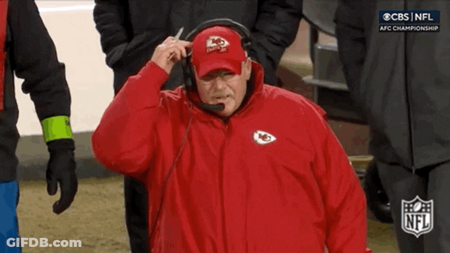 Kansas City Chiefs Andy Reid Think GIF