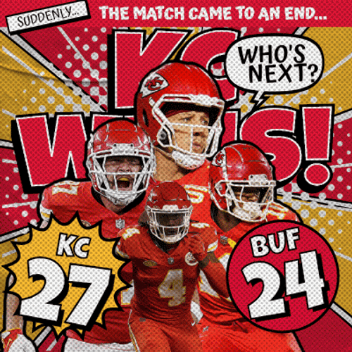 Kansas City Chiefs Cartoon Poster GIF