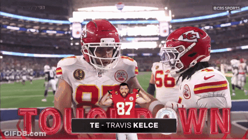 Kansas City Chiefs Player In Red Jersey GIF