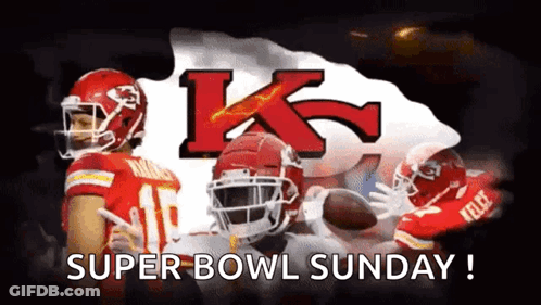 Kansas City Chiefs Playing In Super Bowl Sunday GIF
