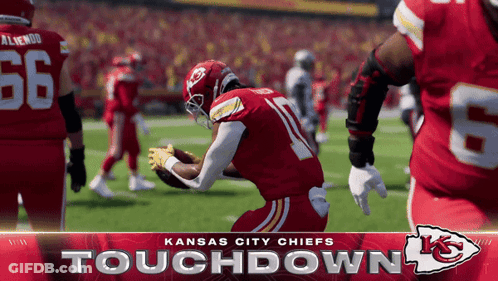 Kansas City Chiefs Touchdown Poster GIF